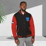 Colorado Blue Bear Letterman Jacket, Unisex Varsity Style, Perfect for Sports Fans, College Events, Casual Wear, Gifts for Him/Her