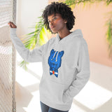 BRONCO - Blue Bear - Unisex Graphic Fleece Hoodie, Cozy Sweatshirt UNI