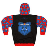 ZeLimited Blue Bear Colorado Hoodie (Women's Black & Red)