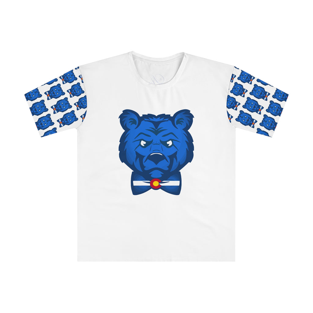 Blue Bear Men's Loose T-Shirt (All White)