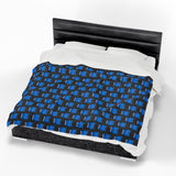 Blue Bear - Men's Velveteen Plush Blanket