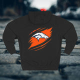 BRONCO - Blue Bear - Unisex Graphic Fleece Hoodie, Cozy Sweatshirt UNI