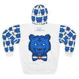 ZeLimited Blue Bear Colorado Hoodie (Men's All White)