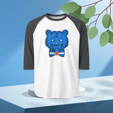 BLUE BEAR men's Raglan Tee, Graphic Shirt, Perfect for every Day, Unique Gift for Him Casual Wear, Apparel