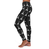 PARIZ Eiffel Tower Leggings (black with white)