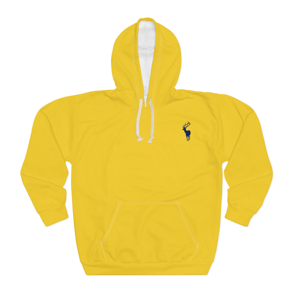 ZeLimited Male Elk Silhouette Hoodie (Yellow)