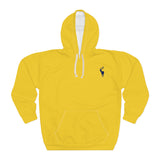 ZeLimited Male Elk Silhouette Hoodie (Yellow)