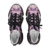 PARIZ Lavender Peonies Women's Athletic Sneakers