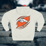 BRONCO - Blue Bear - Unisex Graphic Fleece Hoodie, Cozy Sweatshirt UNI