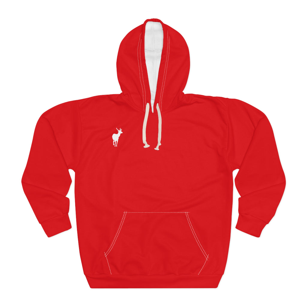 ZeLimited Female Elk Silhouette Hoodie (Red)