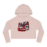 iULi'Style  -  Women’s Cropped Hooded/Sweatshirt with Sneaker Design