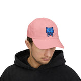 Classic Dad Cap with Blue Bear Embroidery - Casual and Stylish Headwear for everyone