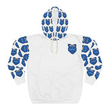 ZeLimited Blue Bear Colorado Hoodie (Women's All White)