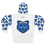 ZeLimited Blue Bear Colorado Hoodie (Women's All White)