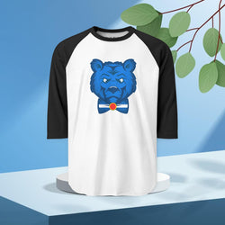 BLUE BEAR men's Raglan Tee, Graphic Shirt, Perfect for every Day, Unique Gift for Him Casual Wear, Apparel