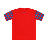 Blue Bear Men's Loose T-Shirt (All Red)