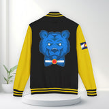 Colorado Blue Bear Letterman Jacket, Unisex Varsity Style, Perfect for Sports Fans, College Events, Casual Wear, Gifts for Him/Her