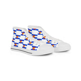 Colorado Checkered Flag Men's High Tops (white background)