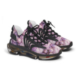 PARIZ Lavender Peonies Women's Athletic Sneakers