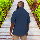 BLUE BEAR Stylish Polo Shirt - Embroidered Design, Casual Wear, Gift Idea, Travel Apparel, Summer Fashion