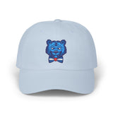Classic Dad Cap with Blue Bear Embroidery - Casual and Stylish Headwear for everyone