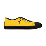ZeLimited Female Elk Silhouette Women's Low Top Sneakers (Yellow)