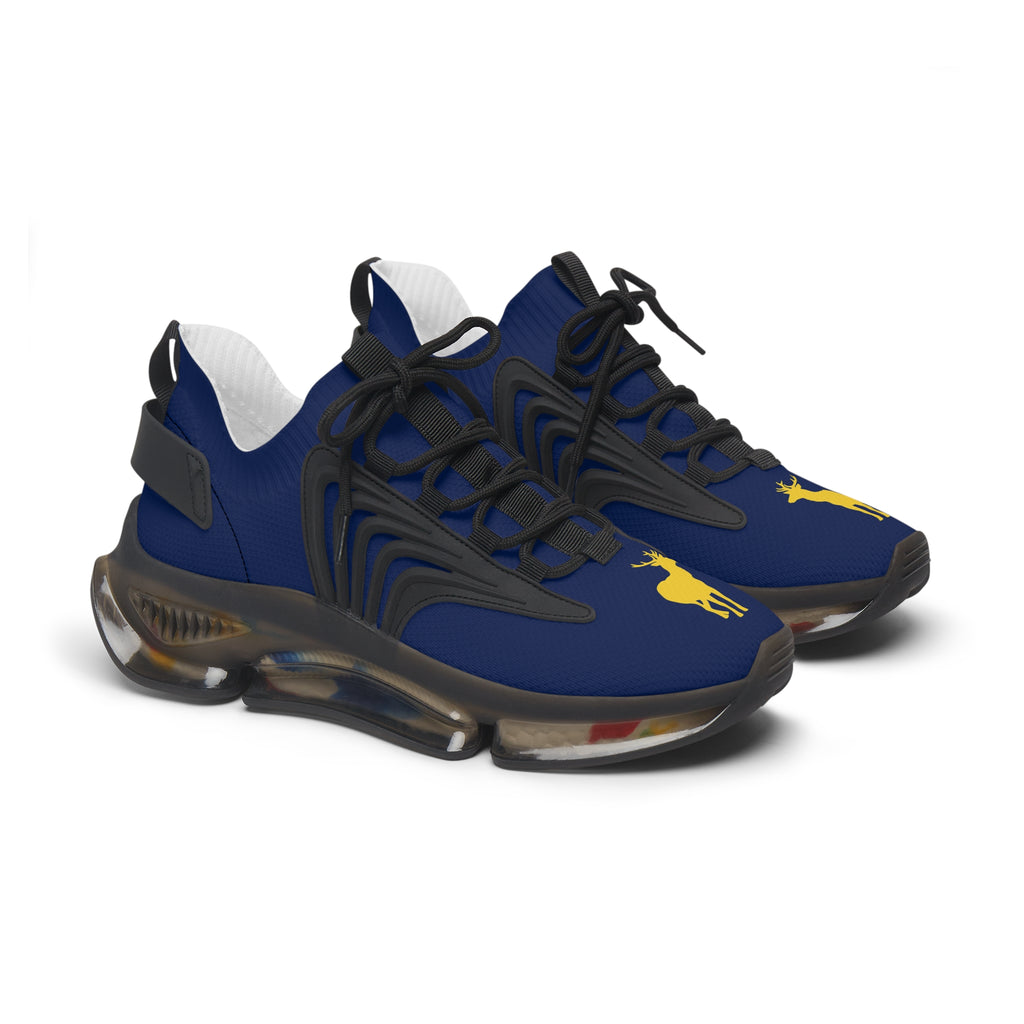 ZeLimited Female Elk Silhouette Women's Mesh Sneakers (Navy Blue 2)