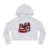 iULi'Style  -  Women’s Cropped Hooded/Sweatshirt with Sneaker Design