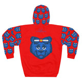 ZeLimited Blue Bear Colorado Hoodie (Women's All Red)