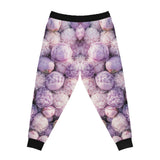 PARIZ Lavender Peonies Joggers (black trim)