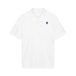 Embroidered Blue Bear Men's Performance Polo