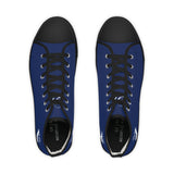 ZeLimited Male Elk Silhouette Men's High Top Sneakers (Navy Blue)