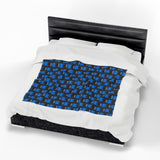 Blue Bear - Men's Velveteen Plush Blanket