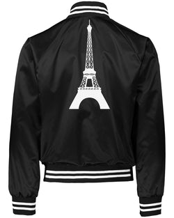 PARIZ Eiffel Tower Baseball Men's Jacket