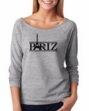 PARIZ Women's French Terry Sweater