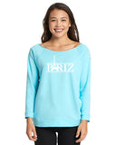 PARIZ Women's French Terry Sweater