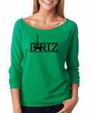 PARIZ Women's French Terry Sweater