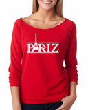 PARIZ Women's French Terry Sweater