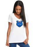 BLUE BEAR Woman's V-Neck