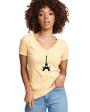 PARIZ Eiffel Tower Women's V-Neck